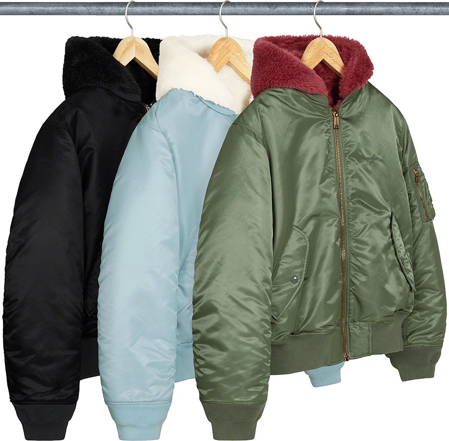 Faux Fur Reversible MA-1 view 2